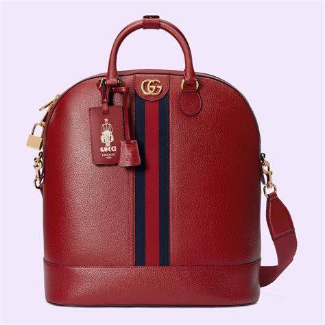 gucci red bowling bag